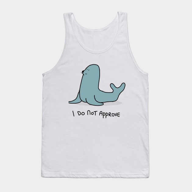 Grumpy Seal Tank Top by grumpyanimals